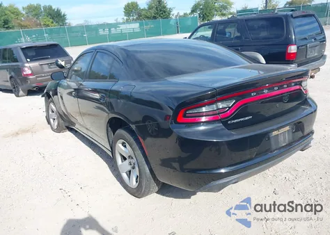 2015 Dodge Charger Police из США, поврежденный, VIN 2C3CDXAG2FH890743
